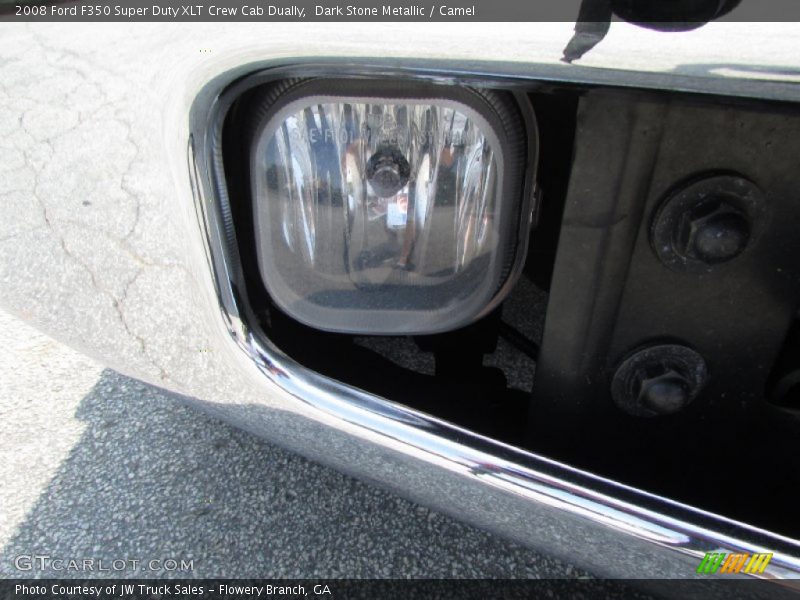 Dark Stone Metallic / Camel 2008 Ford F350 Super Duty XLT Crew Cab Dually