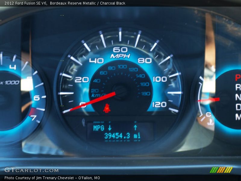 Bordeaux Reserve Metallic / Charcoal Black 2012 Ford Fusion SE V6
