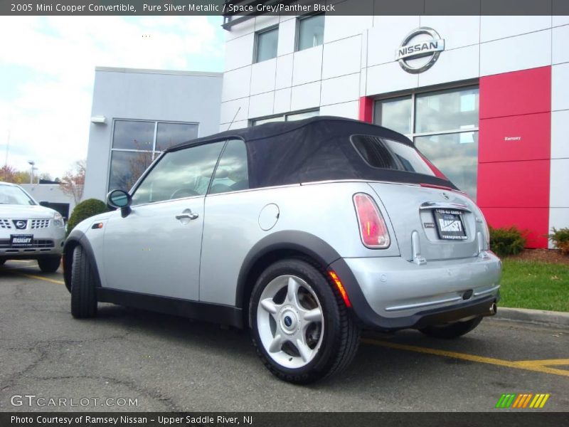 Pure Silver Metallic / Space Grey/Panther Black 2005 Mini Cooper Convertible