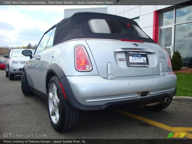 Pure Silver Metallic / Space Grey/Panther Black 2005 Mini Cooper Convertible