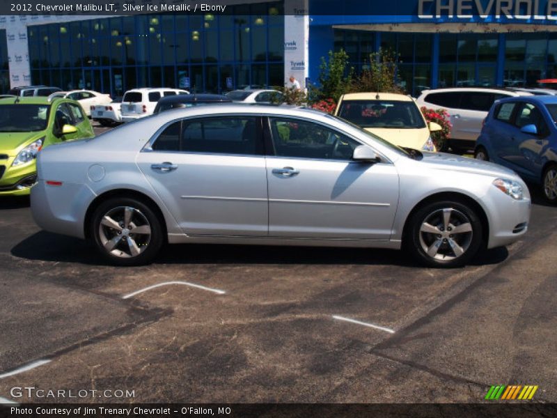 Silver Ice Metallic / Ebony 2012 Chevrolet Malibu LT