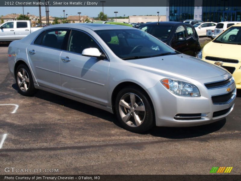 Silver Ice Metallic / Ebony 2012 Chevrolet Malibu LT