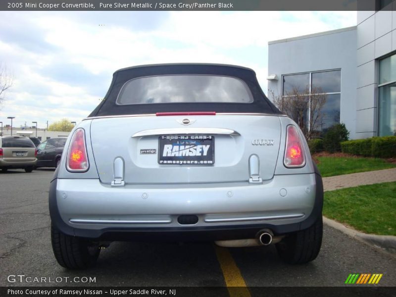 Pure Silver Metallic / Space Grey/Panther Black 2005 Mini Cooper Convertible