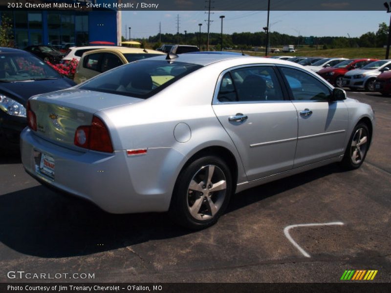 Silver Ice Metallic / Ebony 2012 Chevrolet Malibu LT