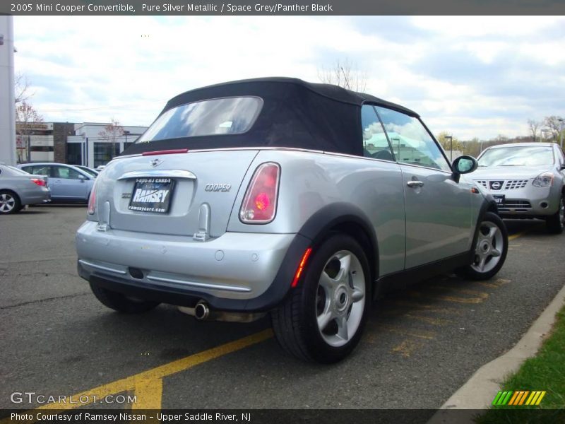 Pure Silver Metallic / Space Grey/Panther Black 2005 Mini Cooper Convertible