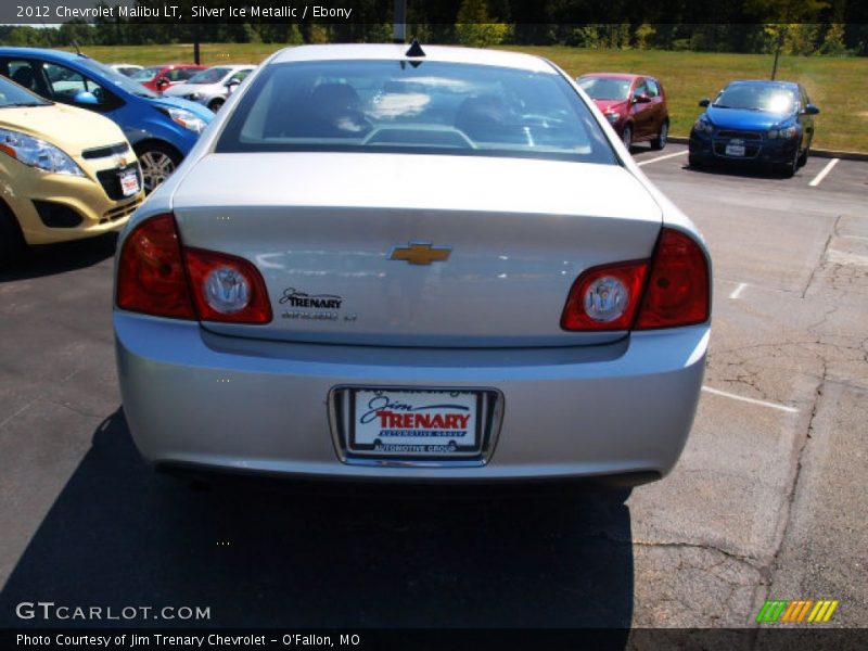 Silver Ice Metallic / Ebony 2012 Chevrolet Malibu LT