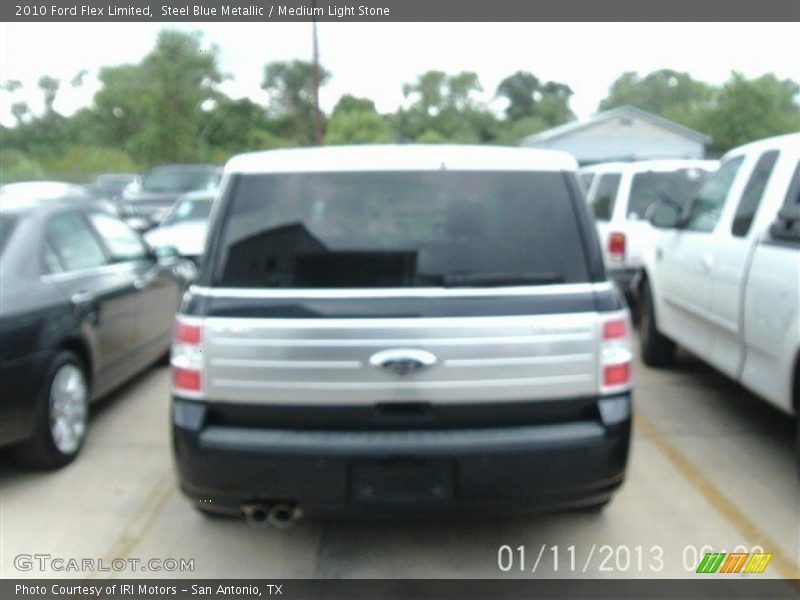 Steel Blue Metallic / Medium Light Stone 2010 Ford Flex Limited
