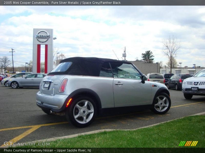Pure Silver Metallic / Space Grey/Panther Black 2005 Mini Cooper Convertible