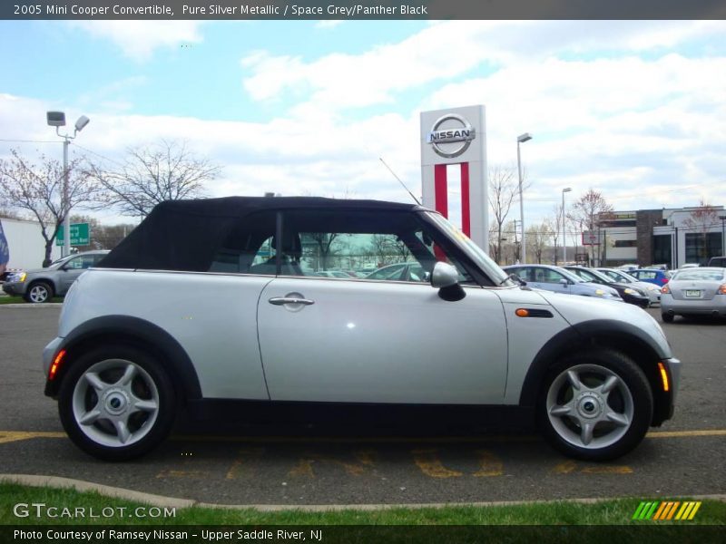 Pure Silver Metallic / Space Grey/Panther Black 2005 Mini Cooper Convertible