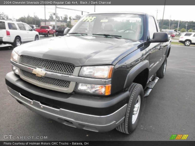 Black / Dark Charcoal 2004 Chevrolet Silverado 2500HD Regular Cab 4x4