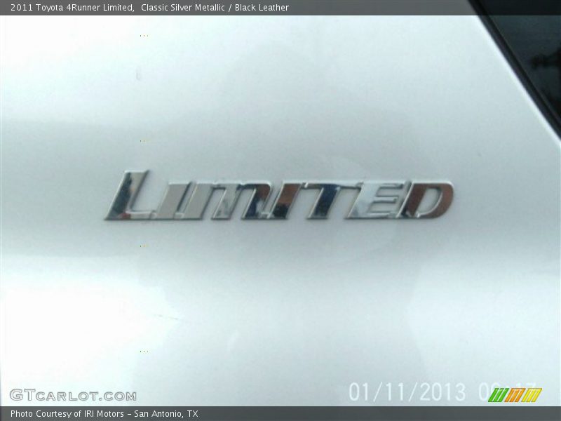 Classic Silver Metallic / Black Leather 2011 Toyota 4Runner Limited