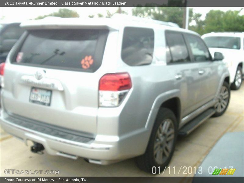 Classic Silver Metallic / Black Leather 2011 Toyota 4Runner Limited