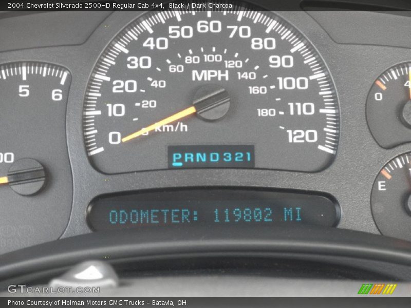 Black / Dark Charcoal 2004 Chevrolet Silverado 2500HD Regular Cab 4x4