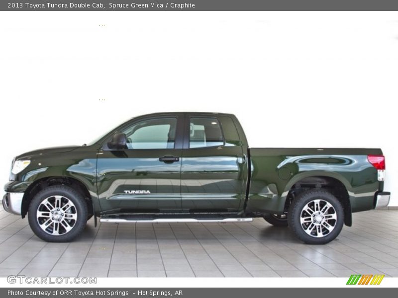 Spruce Green Mica / Graphite 2013 Toyota Tundra Double Cab