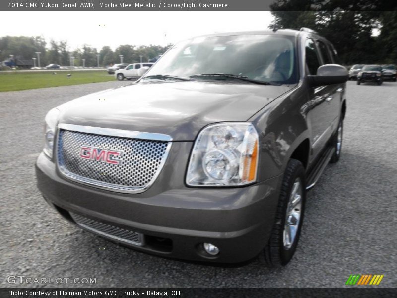 Mocha Steel Metallic / Cocoa/Light Cashmere 2014 GMC Yukon Denali AWD