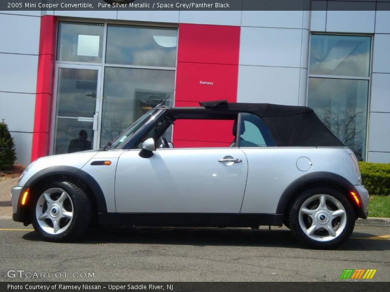 Pure Silver Metallic / Space Grey/Panther Black 2005 Mini Cooper Convertible