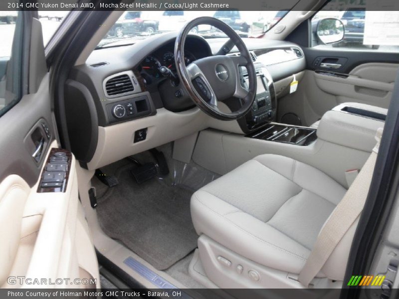 Cocoa/Light Cashmere Interior - 2014 Yukon Denali AWD 