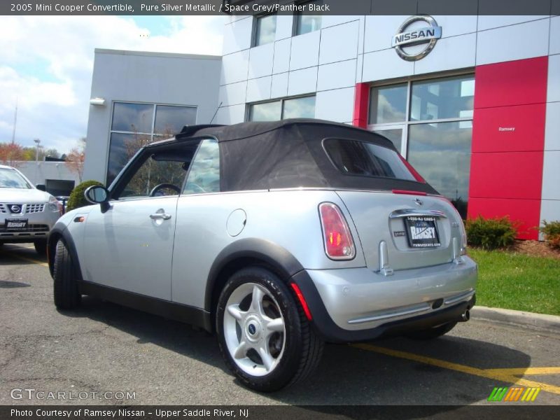 Pure Silver Metallic / Space Grey/Panther Black 2005 Mini Cooper Convertible