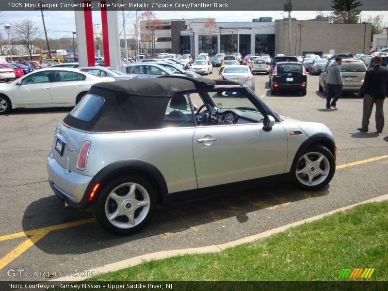 Pure Silver Metallic / Space Grey/Panther Black 2005 Mini Cooper Convertible