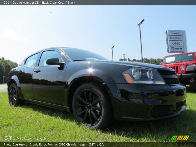 Black Clear Coat / Black 2014 Dodge Avenger SE