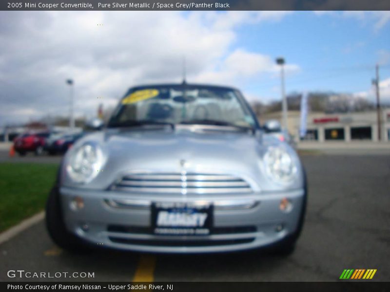 Pure Silver Metallic / Space Grey/Panther Black 2005 Mini Cooper Convertible