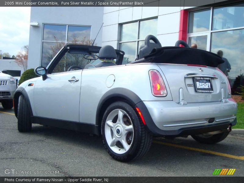 Pure Silver Metallic / Space Grey/Panther Black 2005 Mini Cooper Convertible