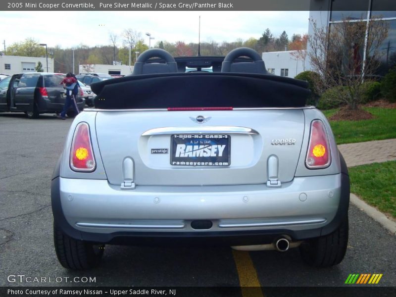 Pure Silver Metallic / Space Grey/Panther Black 2005 Mini Cooper Convertible