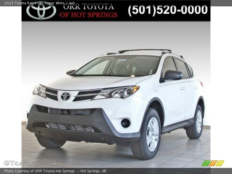 Super White / Ash 2013 Toyota RAV4 LE