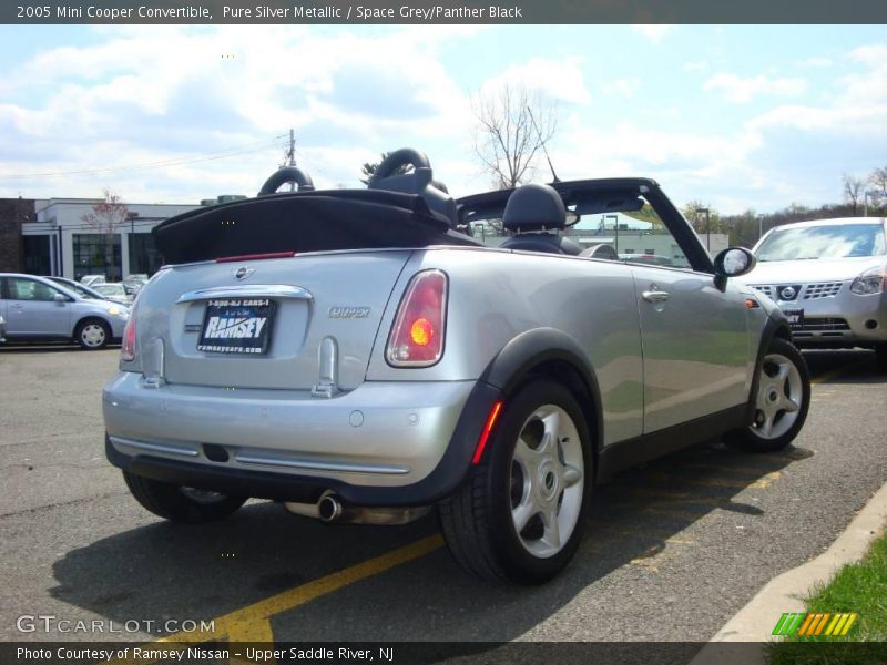 Pure Silver Metallic / Space Grey/Panther Black 2005 Mini Cooper Convertible