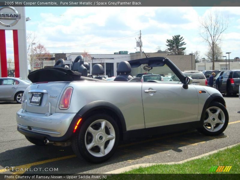 Pure Silver Metallic / Space Grey/Panther Black 2005 Mini Cooper Convertible