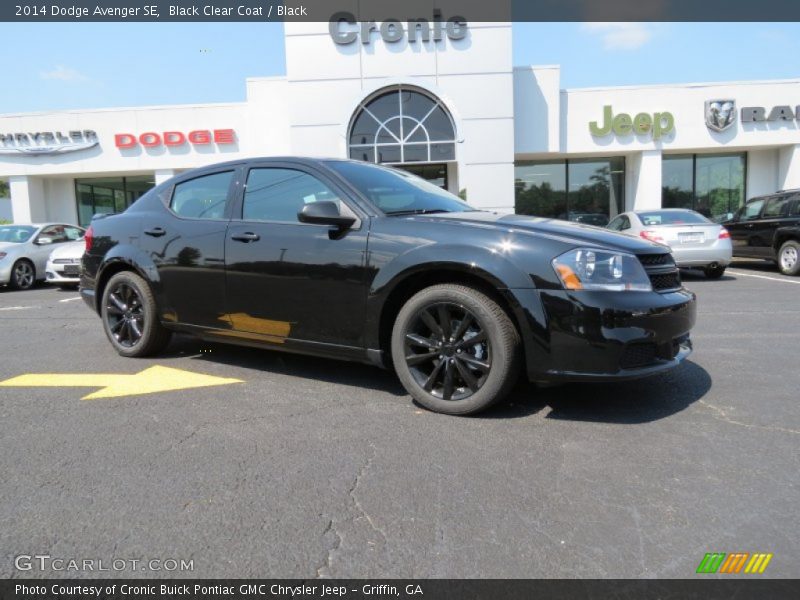 Black Clear Coat / Black 2014 Dodge Avenger SE