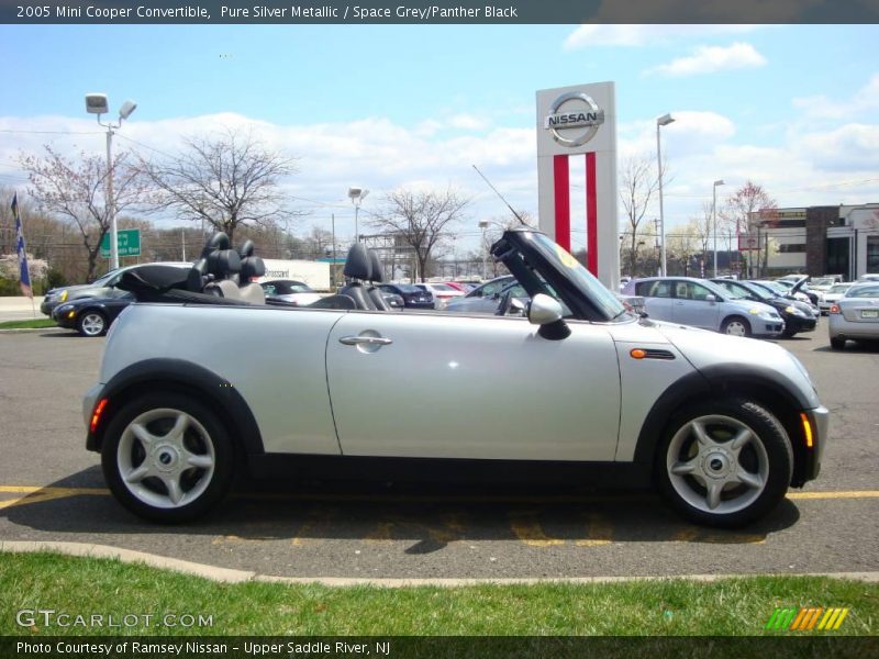 Pure Silver Metallic / Space Grey/Panther Black 2005 Mini Cooper Convertible