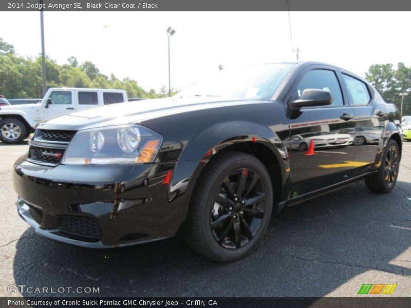 Black Clear Coat / Black 2014 Dodge Avenger SE