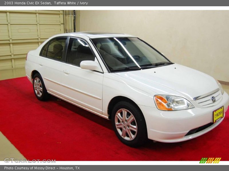 Taffeta White / Ivory 2003 Honda Civic EX Sedan
