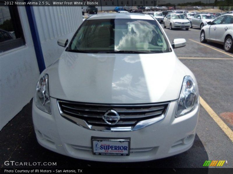 Winter Frost White / Blonde 2012 Nissan Altima 2.5 SL