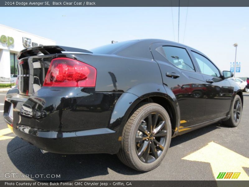 Black Clear Coat / Black 2014 Dodge Avenger SE