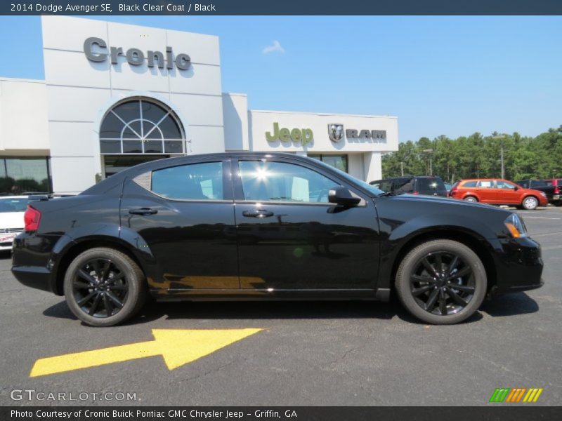 Black Clear Coat / Black 2014 Dodge Avenger SE