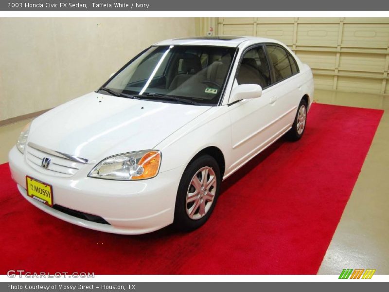 Taffeta White / Ivory 2003 Honda Civic EX Sedan