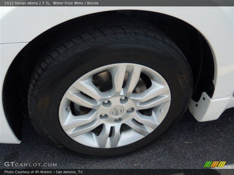 Winter Frost White / Blonde 2012 Nissan Altima 2.5 SL