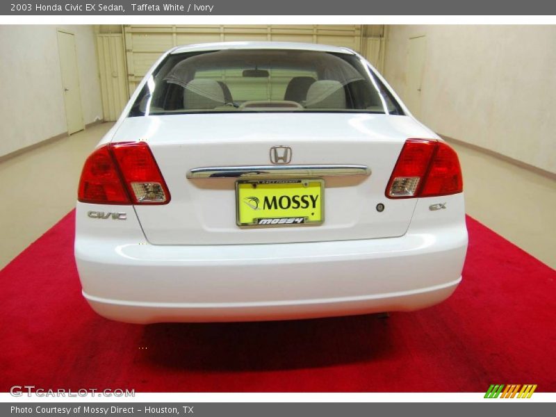 Taffeta White / Ivory 2003 Honda Civic EX Sedan