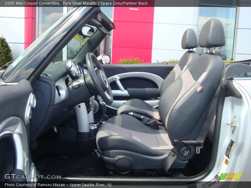 Pure Silver Metallic / Space Grey/Panther Black 2005 Mini Cooper Convertible