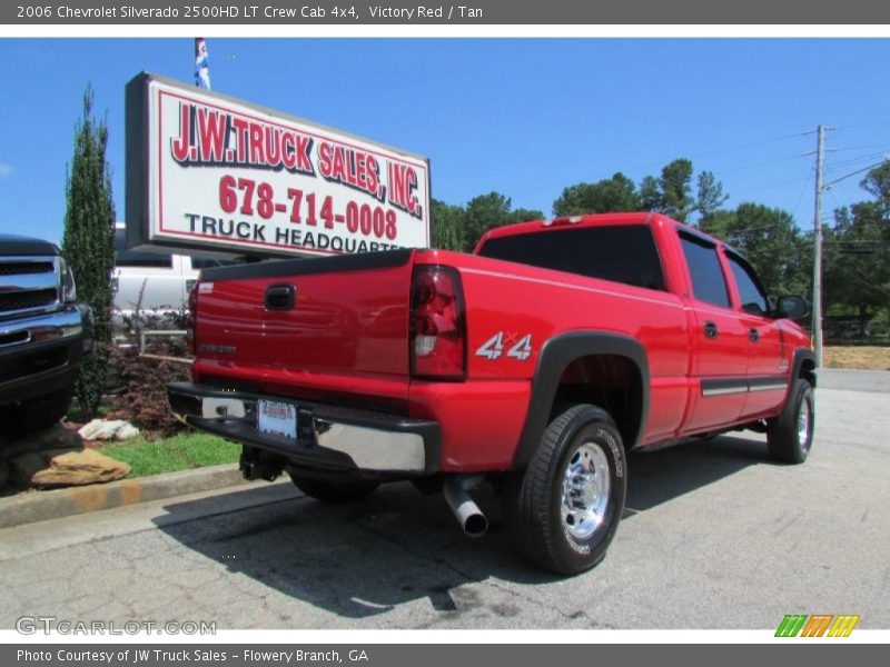 Victory Red / Tan 2006 Chevrolet Silverado 2500HD LT Crew Cab 4x4