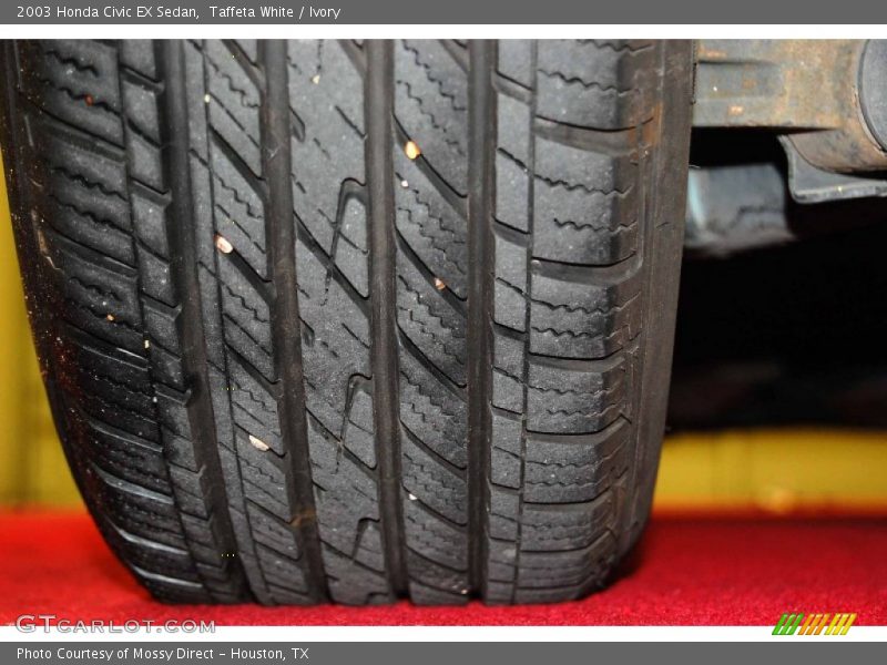 Taffeta White / Ivory 2003 Honda Civic EX Sedan