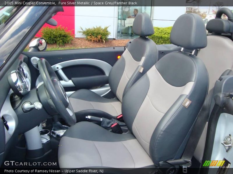 Pure Silver Metallic / Space Grey/Panther Black 2005 Mini Cooper Convertible