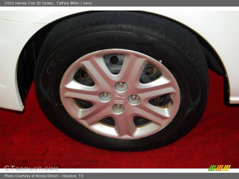 Taffeta White / Ivory 2003 Honda Civic EX Sedan