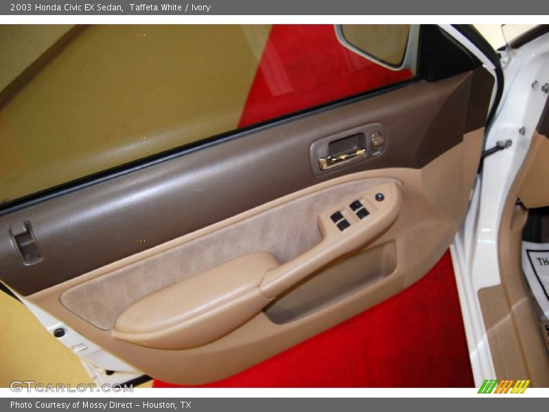 Taffeta White / Ivory 2003 Honda Civic EX Sedan