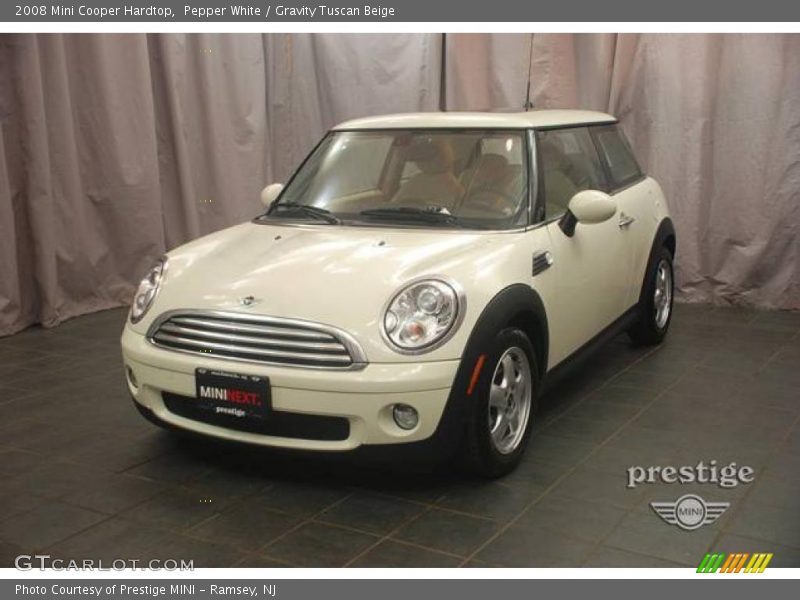 Pepper White / Gravity Tuscan Beige 2008 Mini Cooper Hardtop