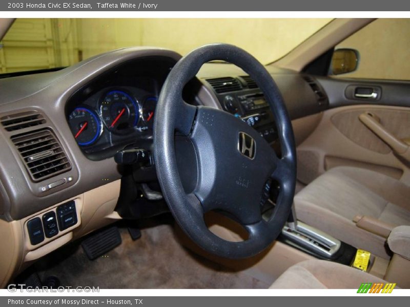 Taffeta White / Ivory 2003 Honda Civic EX Sedan