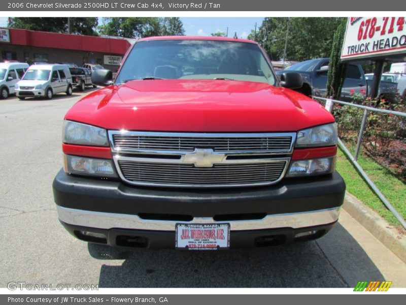 Victory Red / Tan 2006 Chevrolet Silverado 2500HD LT Crew Cab 4x4
