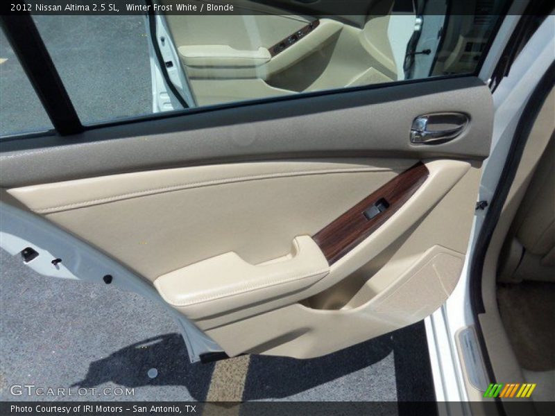 Winter Frost White / Blonde 2012 Nissan Altima 2.5 SL